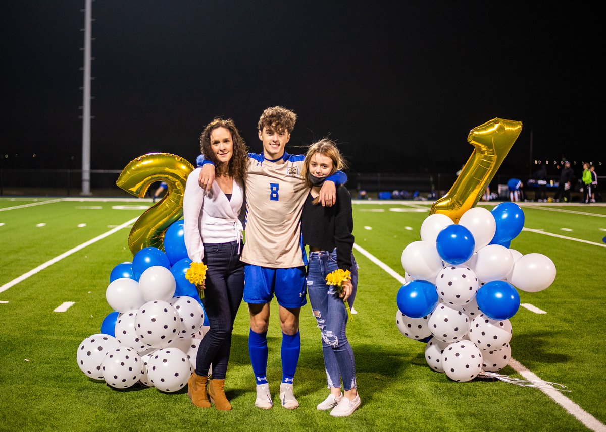 BoswellSoccer's tweet photo. Senior Night 2021 was a success. Boswell walked away with a 4-0 win after celebrating our awesome seniors! A special thank you to @kbrownart for coming out to take pictures for us. #bosproud #emsisd #bosfc https://t.co/Knmo9EzrUT