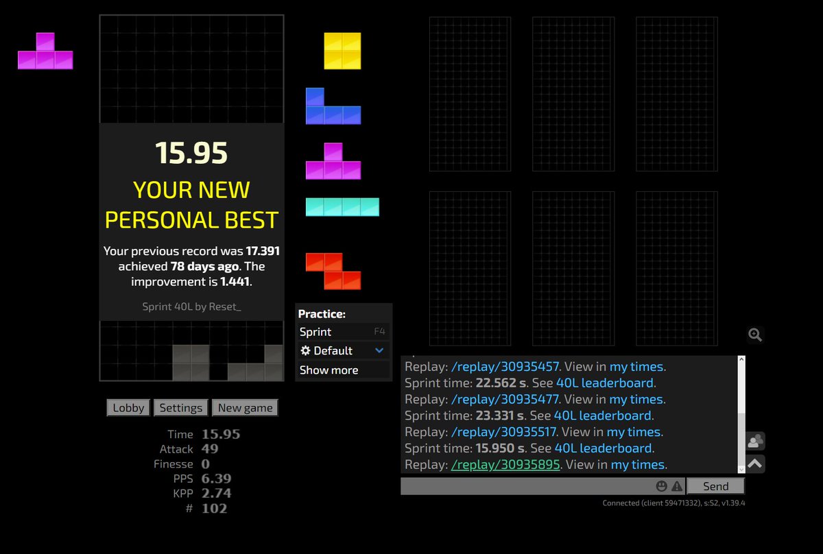 resetisawake's tweet photo. 1 FUCKING SECOND PB LETS GO 

SKIPPED 16 https://t.co/cN58U4Rffl