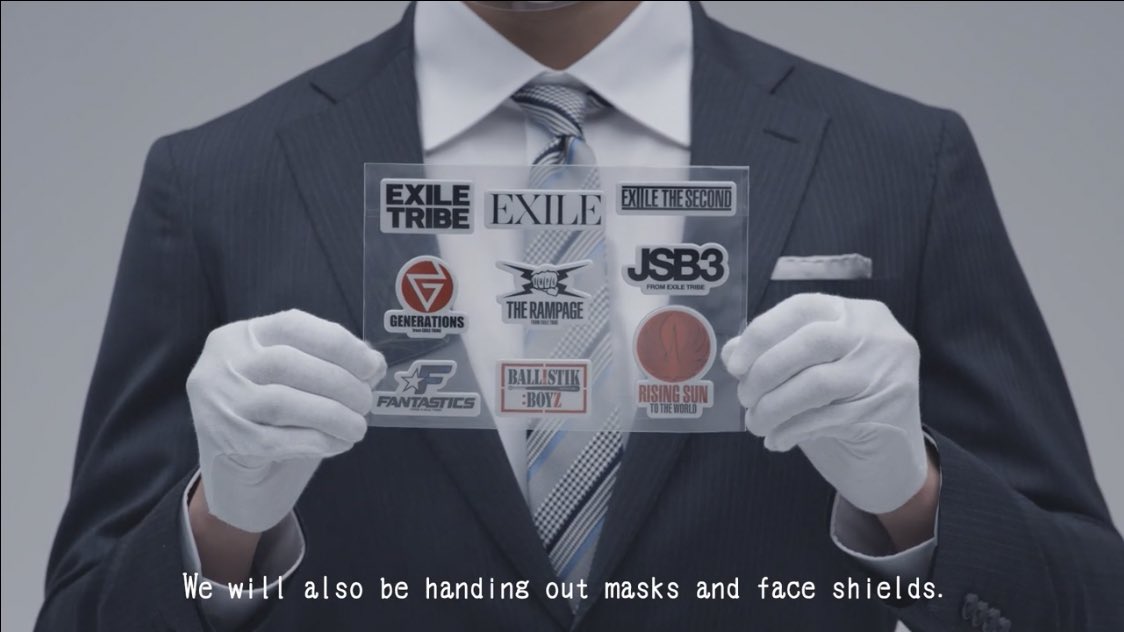 EXILE TRIBE 最新情報 on Twitter: "グッズ内容 マスク・フェイスシールド・ステッカー EXILE TRIBE LIVE TOUR 2021 “RISING SUN TO THE WORLD” Twitter EXILE 2021年ライブグッズ