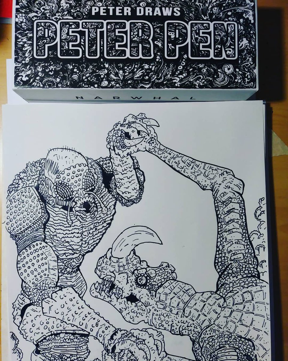 ByThePowerOfTh1's tweet image. Got myself a Peter Pen! #peterdraws #goldspot #pen #fancypen #ink #penandink #art