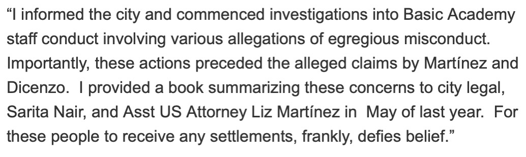 505crush's tweet image. Former APD Chief Mike Geier said the settlement doesn’t make sense. He issued the following statement:
