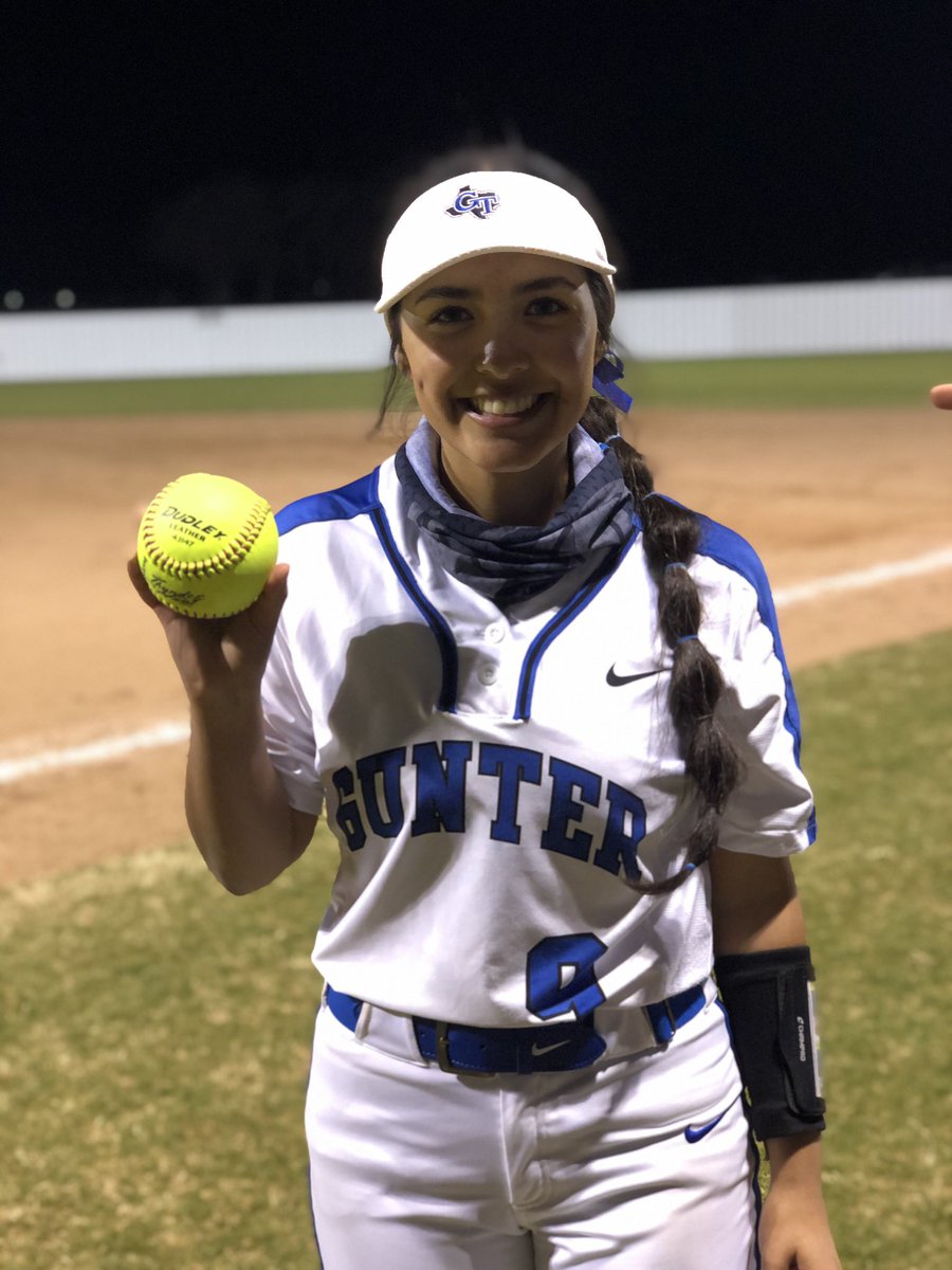 GT_Softball's tweet photo. We got another first!!! @amontes2021 with her first HR over dead centerfield!!! Got us going with a big win over Lindsay!!! https://t.co/uLDlbkrgq8