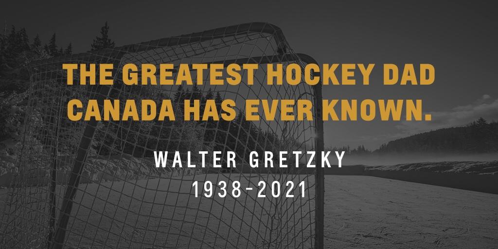 Walter’s commitment to his family, friends and the game of hockey was his greatest deed of all.
 
Walter Gretzky
1938-2021
#BlueGoose #GoodDeedsCup