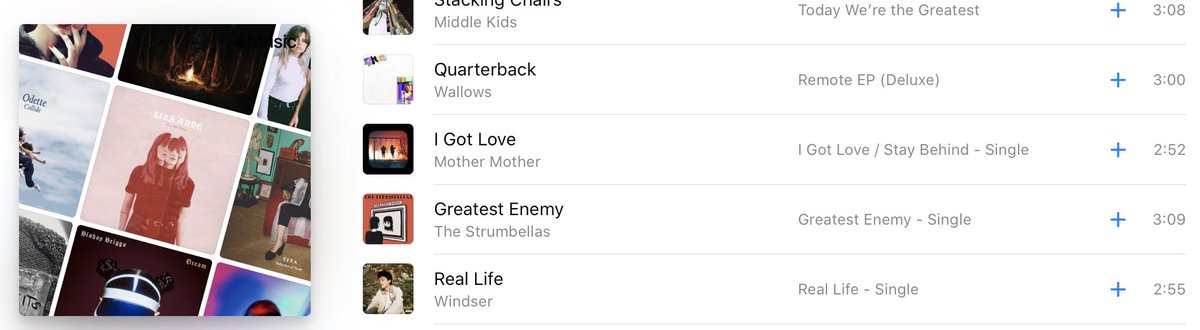 mothermother's tweet photo. "I Got Love" on @AppleMusic's #BreakingAlternative!!! GRATITUDE!!! ❤️‼️🙏
Check it out: https://t.co/HncTsYUjBZ https://t.co/gdTlRo6cG5