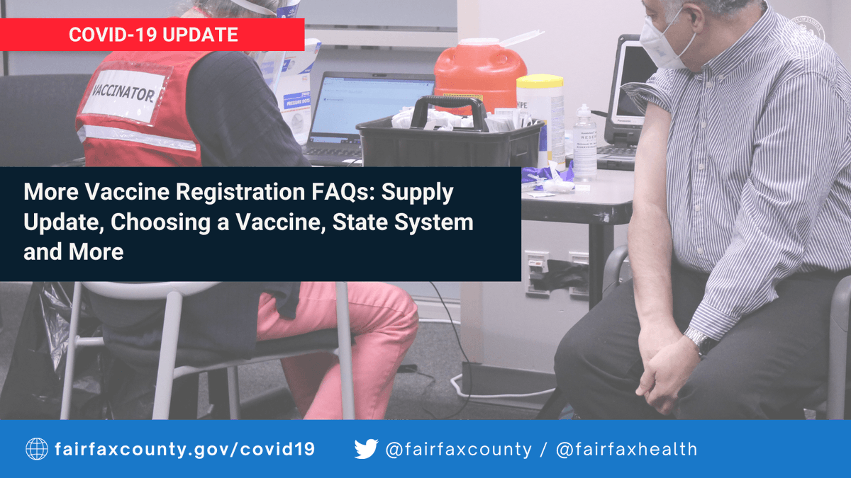 More Vaccine Registration FAQs: 
✅ Supply Update
✅ Choosing a Vaccine
✅ State System
✅  ... and More

Read them here: bit.ly/3uXtK4a