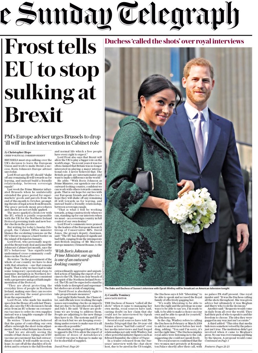 emotioneel Denk vooruit Overtreding Tim Walker 在Twitter: "'It's now up to the EU to make Brexit a success for us' — Lord Frost. https://t.co/UquvJEfi5X" / Twitter emotioneel Denk vooruit Overtreding Tim Walker 在Twitter: "'It's now up to the EU to make Brexit a success for us' — Lord Frost. https://t.co/UquvJEfi5X" / Twitter