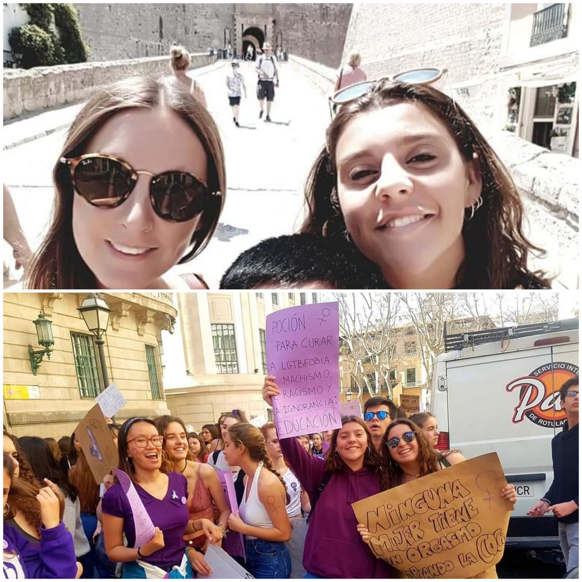 merce_bujosa's tweet photo. Vosaltres, les meves nebodes @MargaCastell i @mariaabujosaa, el futur ( amb lletres majúscules).  Amb les idees clares i trepitjant fort, sense oblidar l'exemple de les que us han precedit. 
Esperit de lluita i defensa de valors.

#xarxasorora #SegueixLaCadena
@feminis_MES https://t.co/Fp2ik4iias