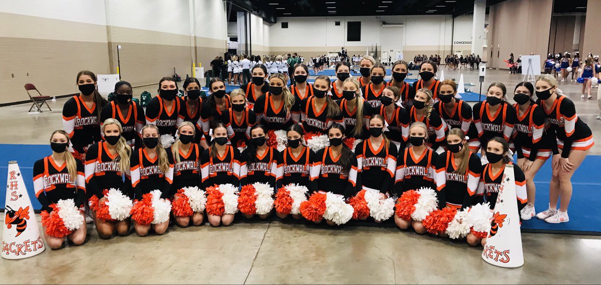 kevinwsamples's tweet photo. Guess What? @rockwall_cheer are the NCA Intermediate Game Day  Champions.  Been a minute since @Rockwall_HS reached this accomplishment in Cheer.  Very proud of our athletes and coaches!! https://t.co/njWTXoZlGc