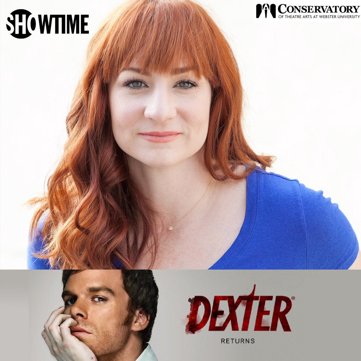 WConservatory's tweet photo. #WebCoAlumniSpotlight
Catch WebCo alum Katy Sullivan in the Showtime revival of Dexter this fall!
More info here: https://t.co/OObbLo03q6
#WebCoWorks #WebCoAlumni @WebsterU https://t.co/5aFHUMgkx9
