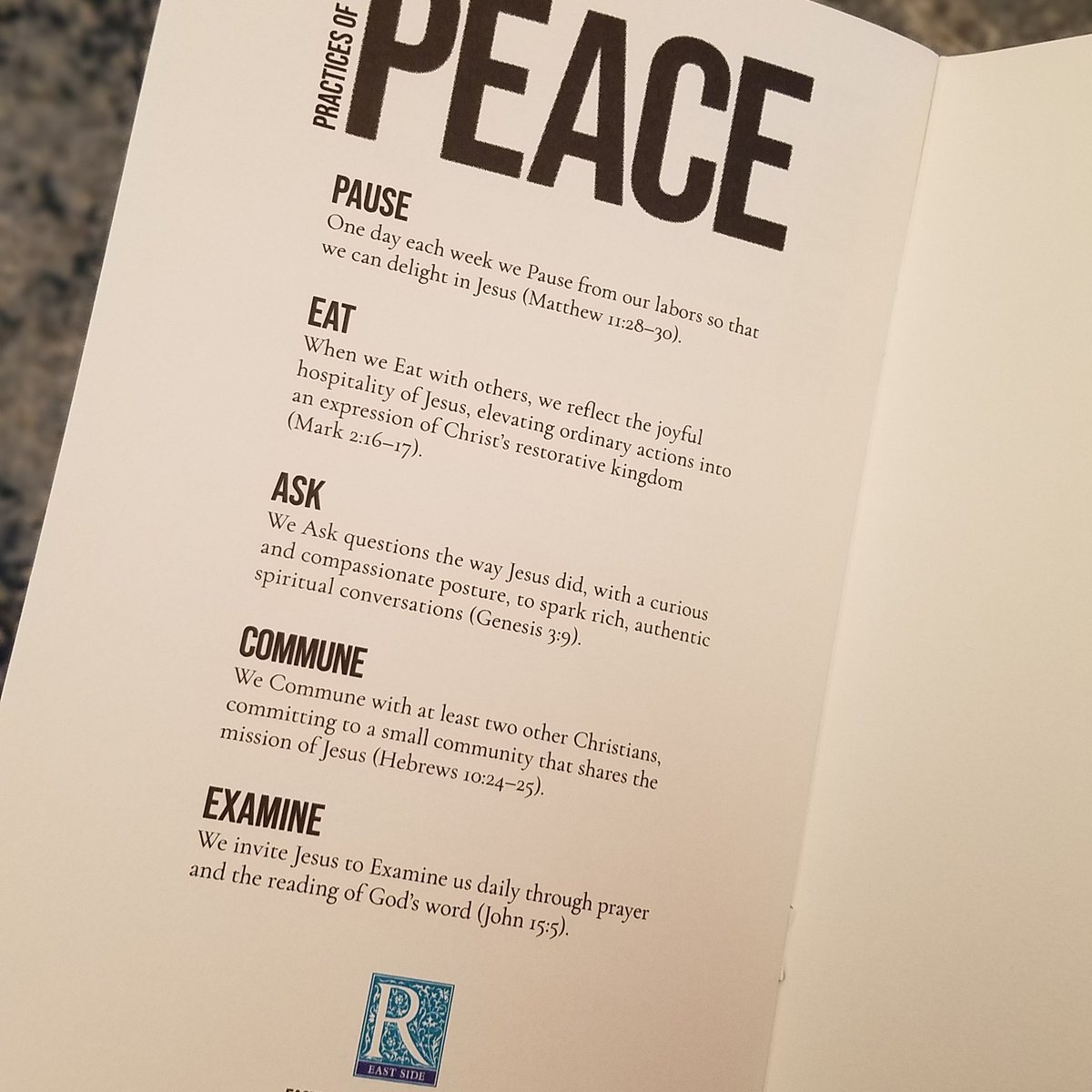 abrahamcho's tweet photo. Just got my Eat guidebook in time for our #PracticesOfPEACE event tmrw night with Food Network host Aarti Sequeira at @RedeemerES!

What if Christians ate as Jesus did so those we love might begin their journey to the table of God's grace at the everyday tables of our lives? https://t.co/F4v8op4iEa