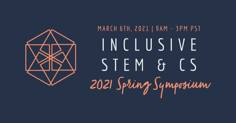 ZeliaMCT's tweet photo. Inclusive STEM &amp; CS 2021 Spring Symposium 🙌
Congratulations to all presenters and to co-founders @AliciaJohal @ShanaVWhite on another awesome event ❣️
@inclusivestemcs #inclusivestemcs https://t.co/q0VxbWuJRv