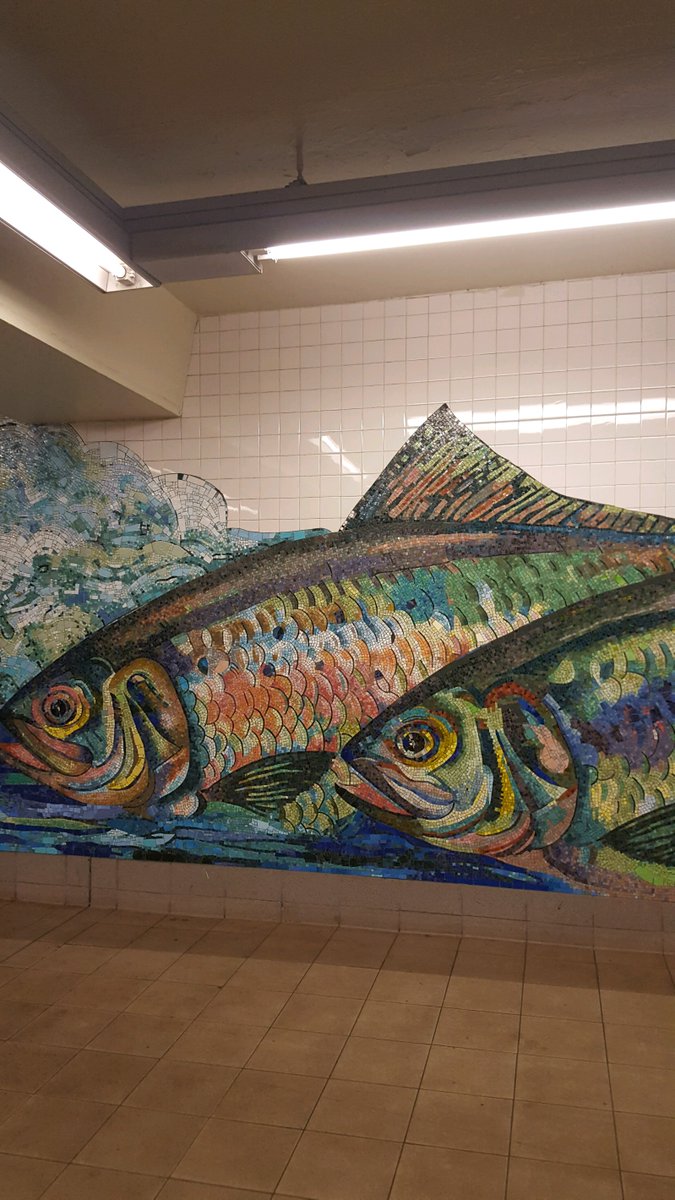 On the way to my second shot, saw this beautiful glass mosaic at the Delancey Street subway station