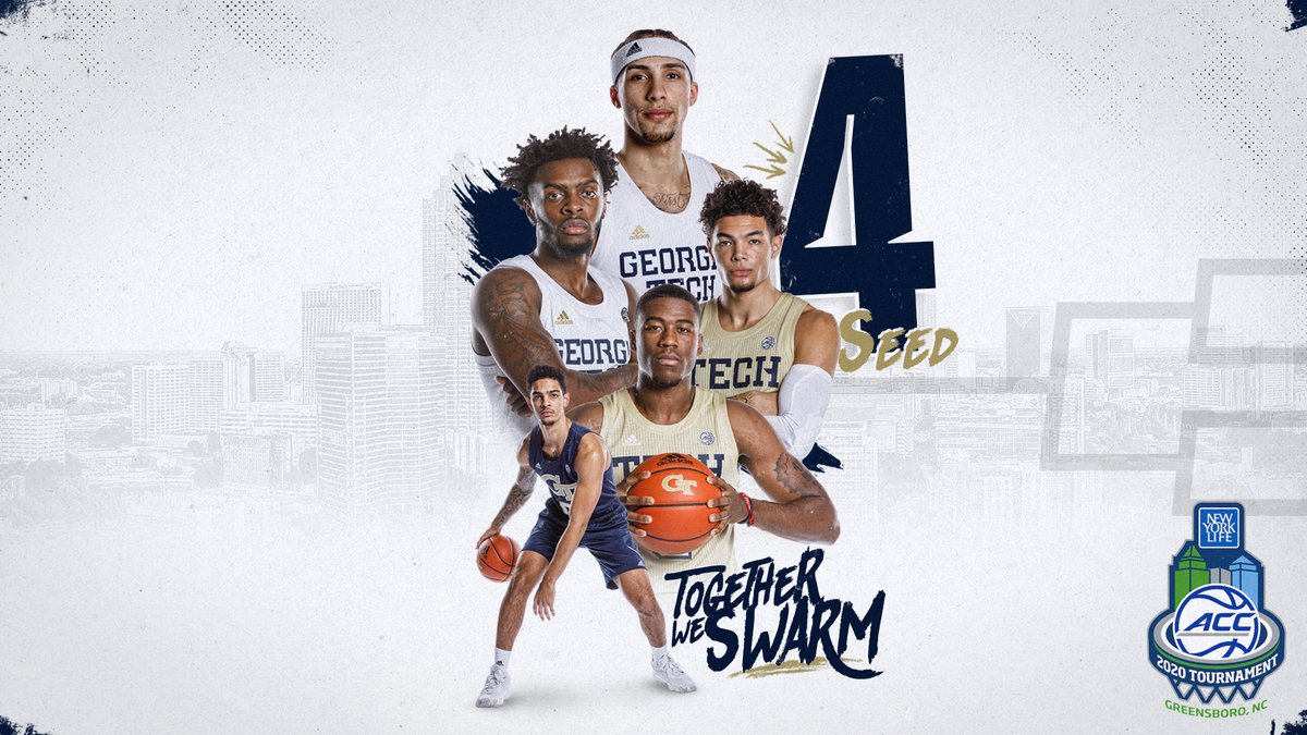 GTMBB's tweet image. 𝗔𝗖𝗖 𝗧𝗢𝗨𝗥𝗡𝗘𝗬 #️⃣4️⃣ 𝗦𝗘𝗘𝗗

Jackets have earned a double-bye in next week's #ACCMBB Tournament and will play on Thursday 💪

#BuiltDifferent /// #MarchMadness