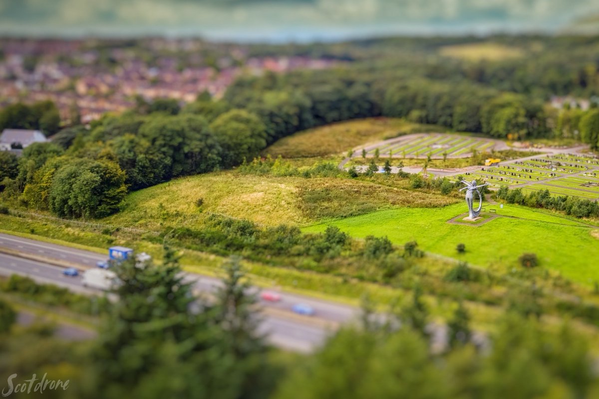 scotdrone's tweet photo. "Arria" by sculptor Andy Scott at Eastfield, Cumbernauld.
#cumbernauld #northlanarkshire #andyscott #drone #caapfco #tiltshift #visitscotland https://t.co/TR8qvb0B6K