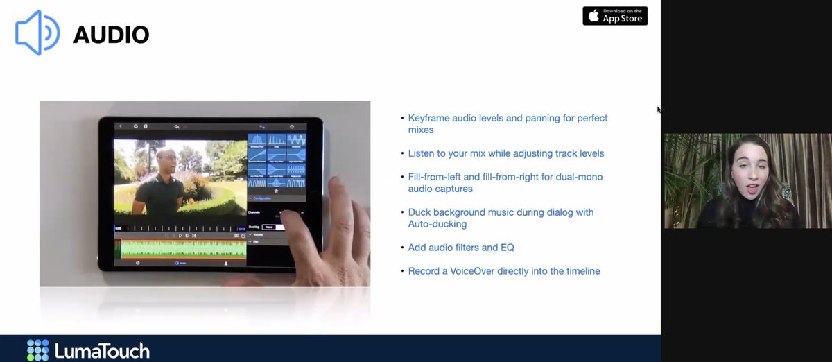 ajoshholland's tweet image. Thank you @CScottVideo for a wonderful presentation today about #LumaFusion at @FMC_Conferences’ #RemoteProductionConference. 

#PostProduction #FinishedOnMobile #iOS #MobileFilmmaking