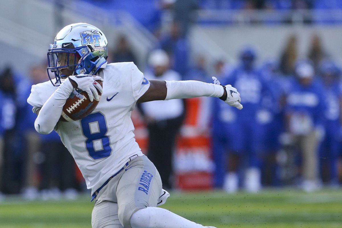 TDWilson22's tweet photo. After a great call with @CoachMikePolly I am extremely blessed to receive my first D1 football offer from @MT_FB !! @CovCathFBAlumni @AllenTrieu @RivalsJohnson https://t.co/GBgykxKYua
