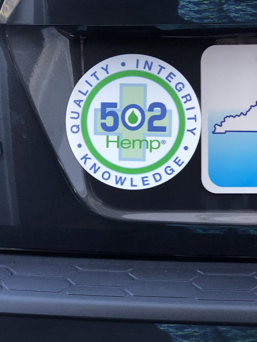 502hemp's tweet photo. This magnet would look amazing on your car showing your 502 Hemp loyalty! Get yours while supplies last! 💙💚
#502hemp #loyalty #keeplouisvilleweird #do502 #howwelou #louisvilleky #kyproud https://t.co/mTSP1G4STQ
