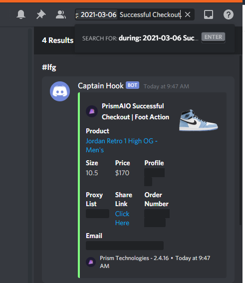 allenKmay's tweet photo. Today was a Success. 
21 450s
26 total UNCs (5 more from wrath)  

Major shoutout to @ArtemisProx while alot of my proxies struggled, they kept smoking. 

@whatbotsuccess @whatbotisthis @PrismAIO @wrathsoftware @Dashe 

The place that made all this possible: @LacedNetwork https://t.co/fShAWsPbRy