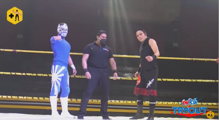 mas_lucha's tweet photo. Semifinales #IWRG Tryout 🔴🔵 | ¡Siguen las acciones!
Kenji VS Lunatik Fly
El #TeamFresero en contra del #TeamToxin.
▶ ️ https://t.co/QD5Ucz3Cvs https://t.co/t6Us44ziDH