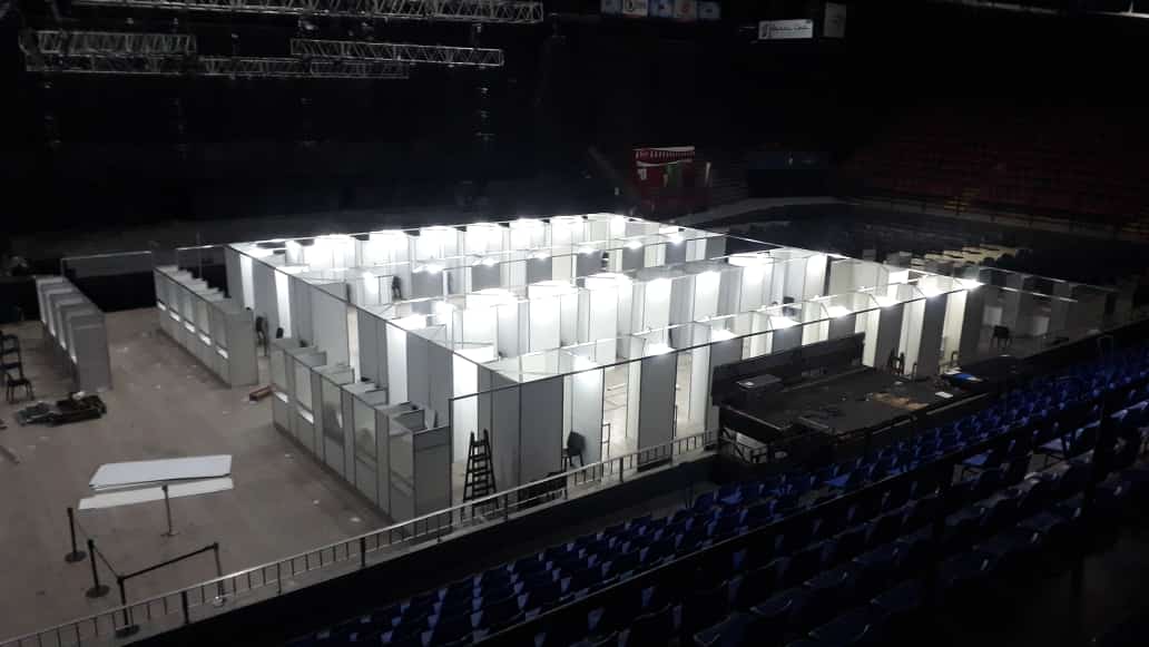 Armado de #vacunatorio en #lunapark 
.
<a href="/gcba/">Buenos Aires Ciudad</a>