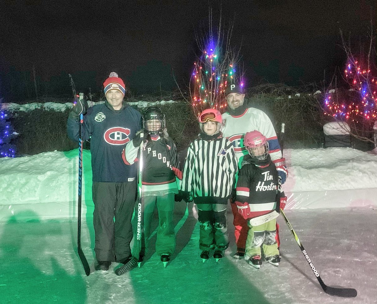 MikePnella's tweet photo. In memory of Canada’s Hockey Dad #WaltersRink https://t.co/MZ9fo76T5T