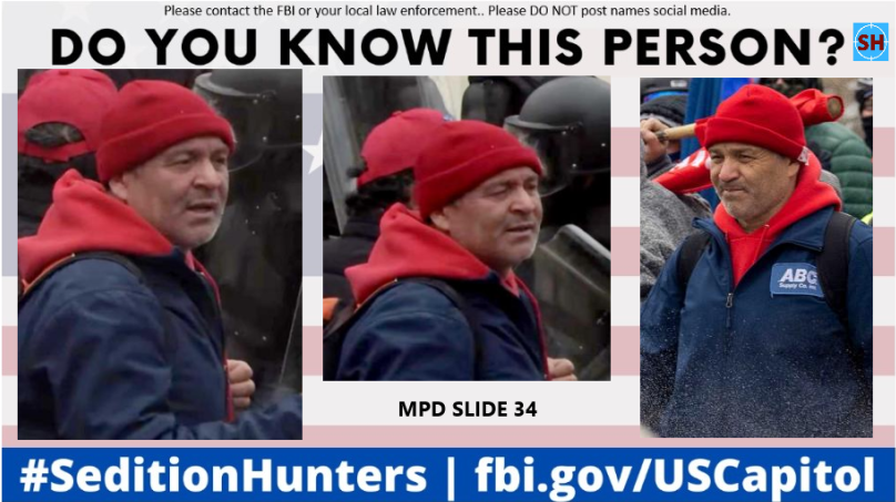 SeditionHunters's tweet photo. #abcbigpack Please share across all platforms. Do you Know this person?? Please contact the FBI with MPD Slide 34 if you do! #SeditionHunters #DCRIOTS #CapitolRiots #Doyouknow Please DO NOT post names on social media More info at https://t.co/LChbM3b4O0 https://t.co/lOVVlw1573