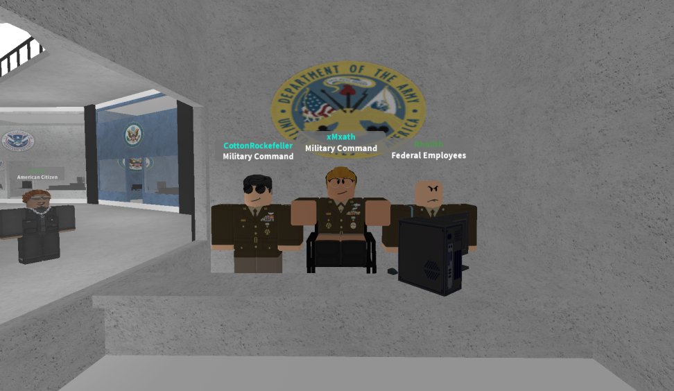 The Training and Doctrine Commands team, under the supervision of the Commanding General <a href="/cottonijoemon/">General CottonRockefeller</a>, opened up a Job Fair stall for potential recruits. 

Be sure to look out for the next Job Fair event - and come on down to meet the team! 

#GOARMY!