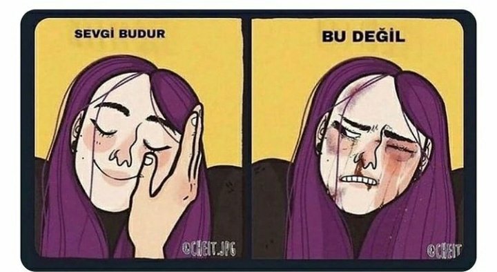 tiksinç insanlarsınız #KadinaSiddeteHayir