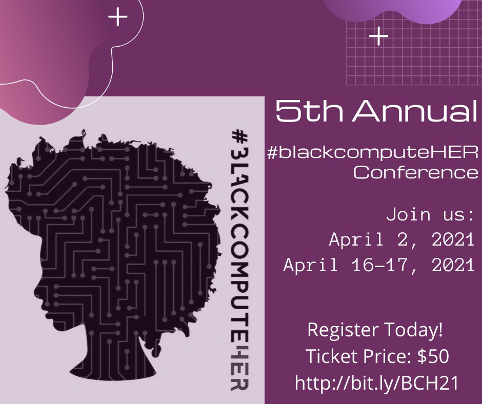 Flyer for 2021 BCH Conference, with dates, registration link, and cost information.