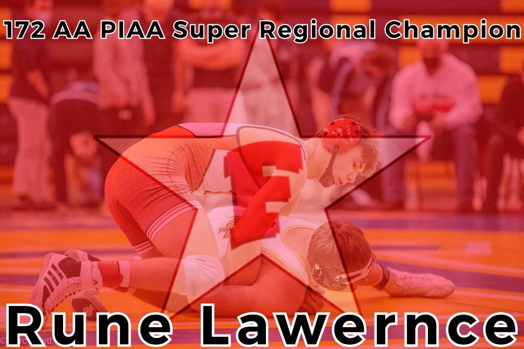 TheFrazierAN's tweet photo. Rune Lawrence is the 172 AA PIAA Super Regional Champion‼️ Rune defeated Penns Valley Malachi DuVall in a 9-4 decision in SV #GoDores https://t.co/3h9mmtCzNq