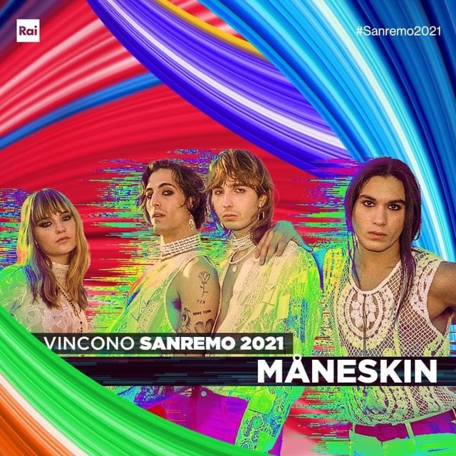 I MÅNESKIN vincono la 71º edizione del Festival di Sanremo con il brano ZITTI E BUONI🎶 ❤️🏆 Complimenti ragazzi! #Sanremo2021 @thisismaneskin #ZittiEBuoni