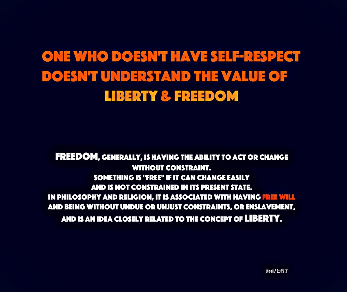 Jicol's tweet image. #news
#images
#freedom
#liberty
#SelfRespect
#living
#purpose
#human
#HumanRights
#FreeWill
#dignity
#Integrity
#mankind
#truth
#soul
#ame
#unhacked
#evolution
#devolution
#resistance
#GoodVsEvil
#path
#RightVsWrong
#reflections
#ideas
#spirituality