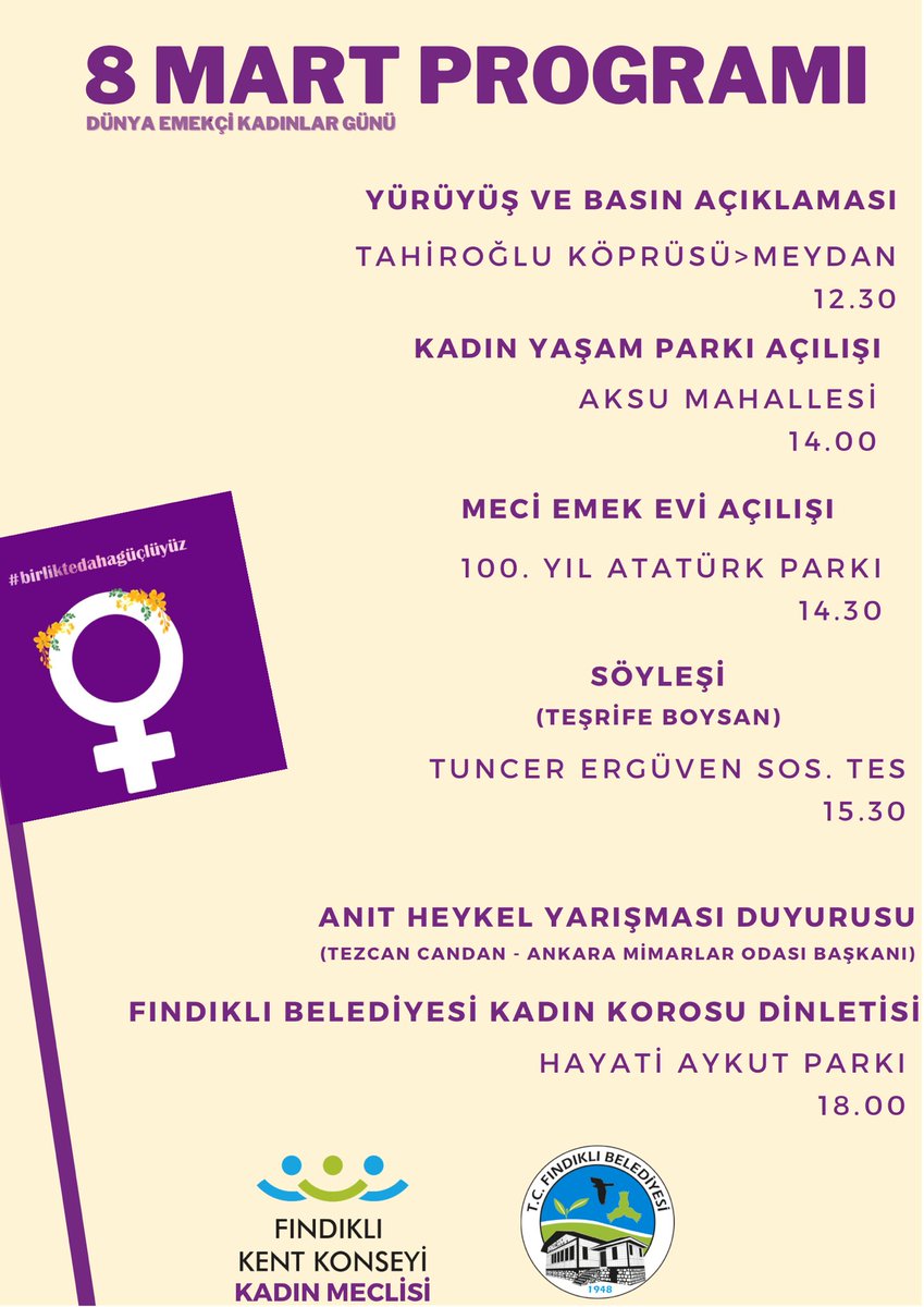 findiklibel's tweet photo. Fındıklı #8Mart Programı 🙋🏻‍♀️

#KadınaŞiddeteHayır https://t.co/iC1FIt1NEr