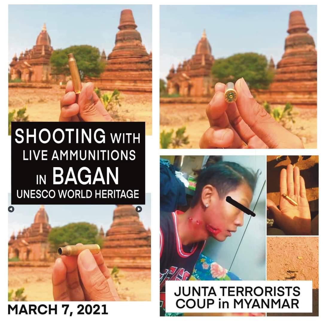 They are terrorists.
<a href="/UNESCO/">UNESCO 🏛️ #Education #Sciences #Culture 🇺🇳</a> 
BAGAN, MYANMAR
R2P FROM MYANMAR
#WhatsHappeningInMyanmar 
#Mar7Coup