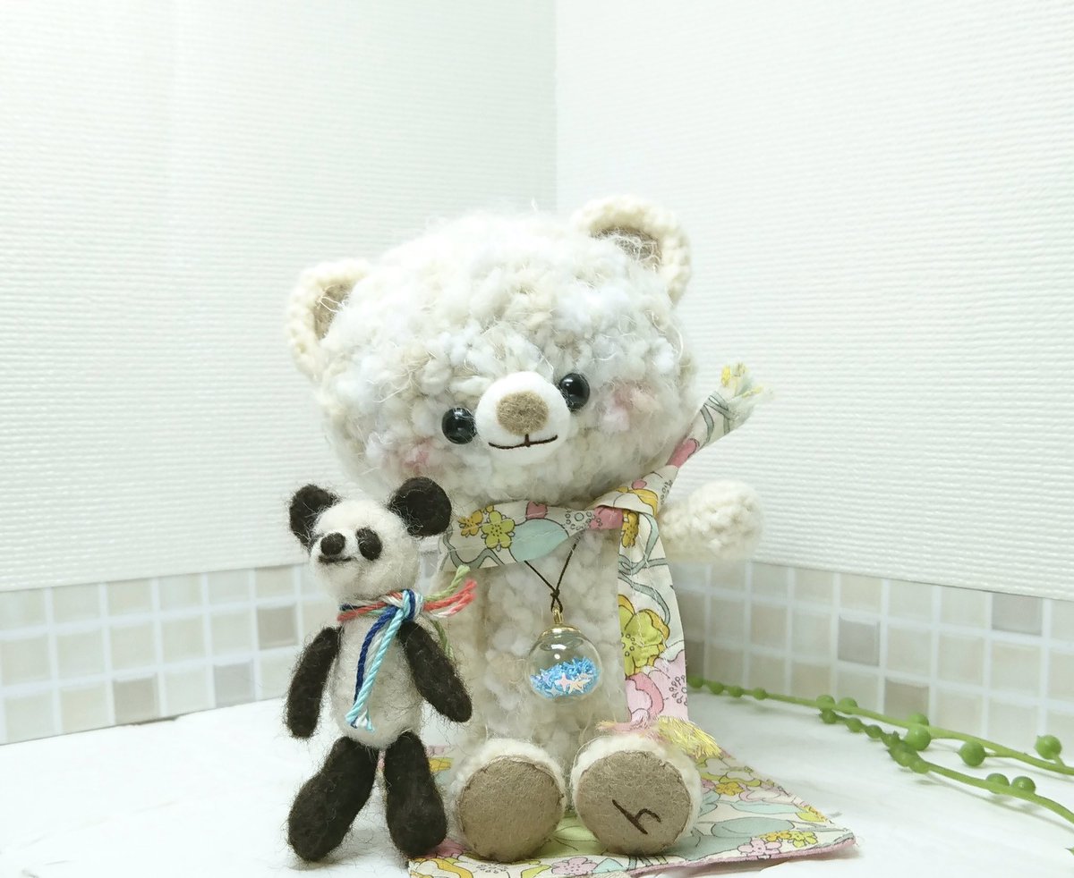 time_hana's tweet photo. minneとcreemaにて出品中です！

写真の撮り方、研究しました！
携帯からだと、これ��限界…

#あみぐるみ　#あみっこ　#あみぐるみ作家
#編みぐるみ　#くま　#あみぐるみくま　#ぬいぐるみ　#ベア　#ハンドメイド　#ハンドメイド雑貨 https://t.co/EuQWtSGysf