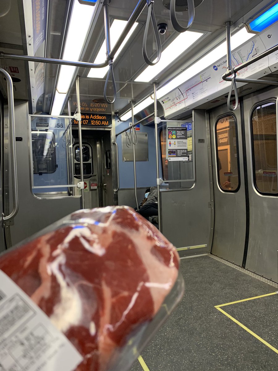 Ludachrisle's tweet photo. I was really depressed for a minute there, 2020 was really tough for all of us, but I’m on the blue line with 3 lbs of chuck roast baby I’m back!!!! https://t.co/MYOA6H3a4t