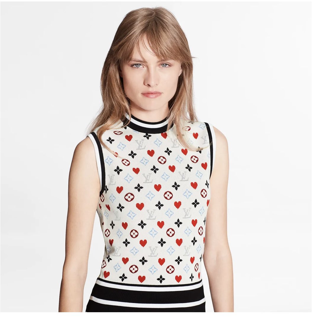 The grandpa sweater vest is making its way back into wardrobes. Check these beautiful pieces from #miumiu and #louisvuitton #fashionstyle