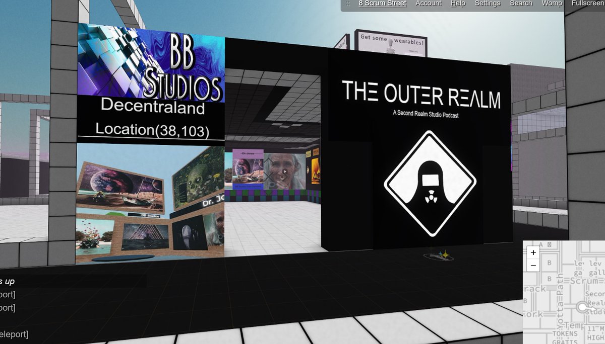 ARTorDAI's tweet photo. We have some sweet galleries now: @secondrealm is a guild member and lent us his @CrytpoVoxel land to feature the guild members and we have a @decentraland gallery to highlight individual members! https://t.co/ji99Q3b8zj