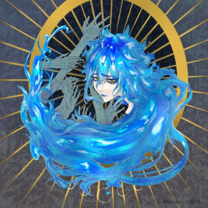 ID入れ忘れてたのでもっかい#イラスト#イラスト練習中 #ツイステ #ツイステファンアート #イデア#アイビス 