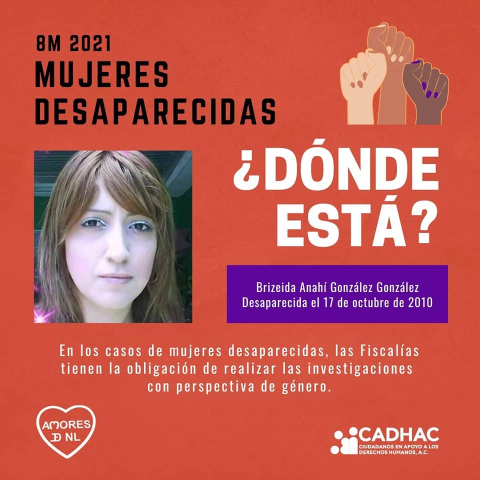 cadhac's tweet photo. ¿Dónde están, dónde están, nuestras hijas, dónde están?
#8M #NiUnaMasNiUnaMenos #AnteLaViolenciaResistencia #HastaEncontrarlas #AMORES #CADHAC #VivasNosQueremos https://t.co/r6wm4ZzgNo