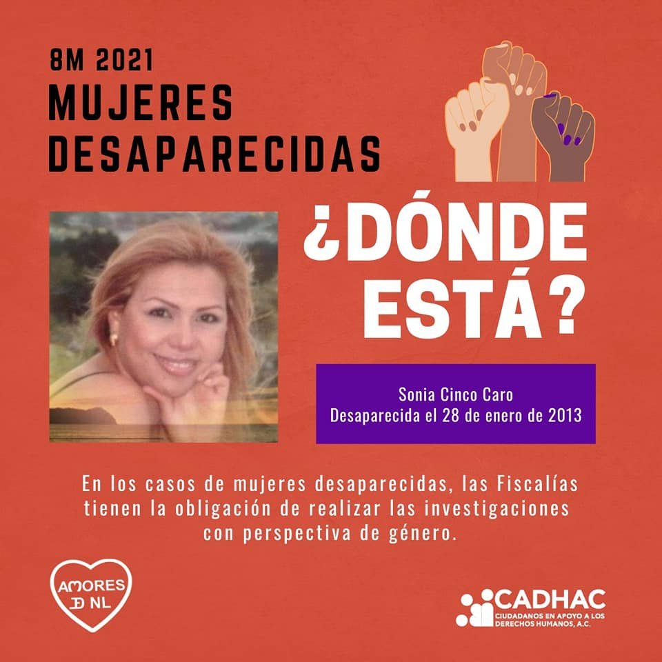 cadhac's tweet photo. ¿Dónde están, dónde están, nuestras hijas, dónde están?
#8M #NiUnaMasNiUnaMenos #AnteLaViolenciaResistencia #HastaEncontrarlas #AMORES #CADHAC #VivasNosQueremos https://t.co/r6wm4ZzgNo
