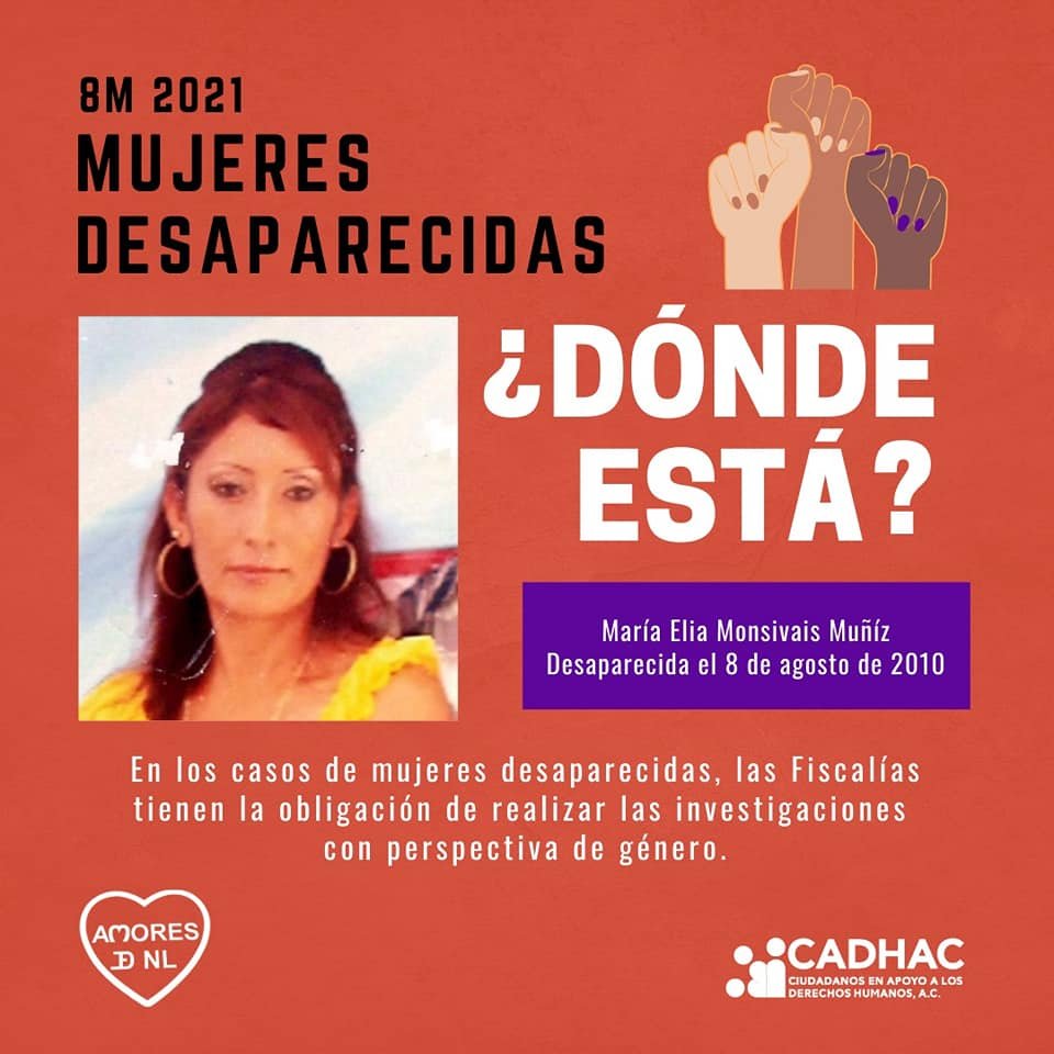 cadhac's tweet photo. ¿Dónde están, dónde están, nuestras hijas, dónde están?
#8M #NiUnaMasNiUnaMenos #AnteLaViolenciaResistencia #HastaEncontrarlas #AMORES #CADHAC #VivasNosQueremos https://t.co/r6wm4ZzgNo