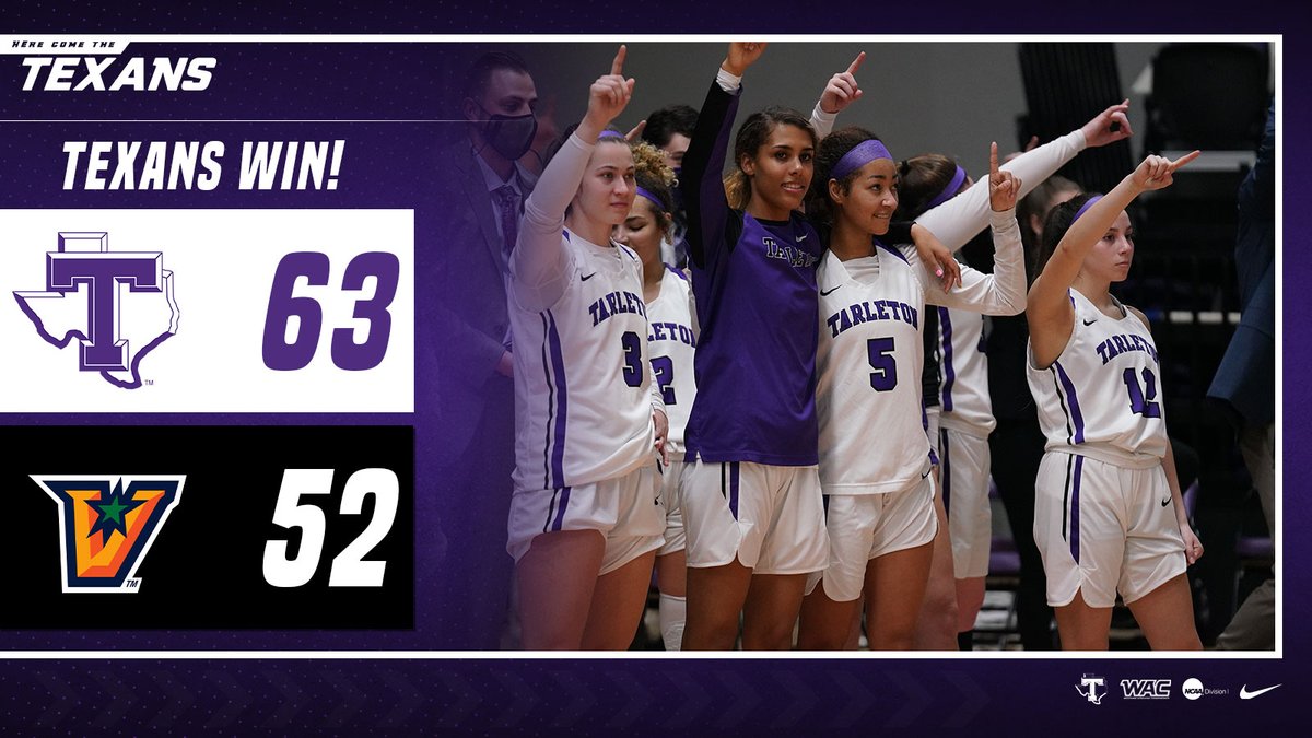 TarletonWBB's tweet photo. One final 'W' in our inaugural #D1szn  🔥

Thank you for supporting us all year long 👏 

Farewell to 2020-21 with our eyes on the future 😈

#TexanNation x #TARvsUTRGV https://t.co/QeyxCkiEtR