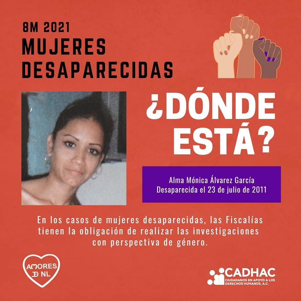 cadhac's tweet photo. ¿Dónde están, nuestras hijas, dónde están?
#8M #NiUnaMasNiUnaMenos #AnteLaViolenciaResistencia #HastaEncontrarlas #AMORES #CADHAC #VivasNosQueremos https://t.co/k0c5CPH8k1