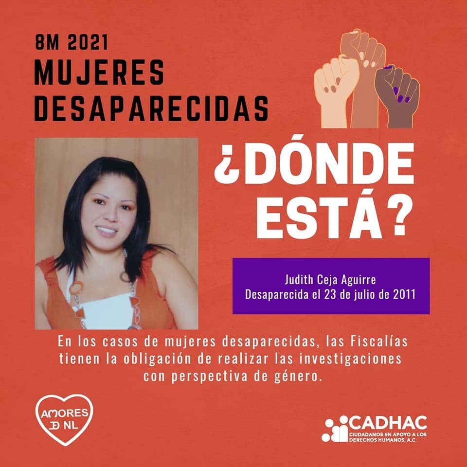 cadhac's tweet photo. ¿Dónde están, nuestras hijas, dónde están?
#8M #NiUnaMasNiUnaMenos #AnteLaViolenciaResistencia #HastaEncontrarlas #AMORES #CADHAC #VivasNosQueremos https://t.co/k0c5CPH8k1