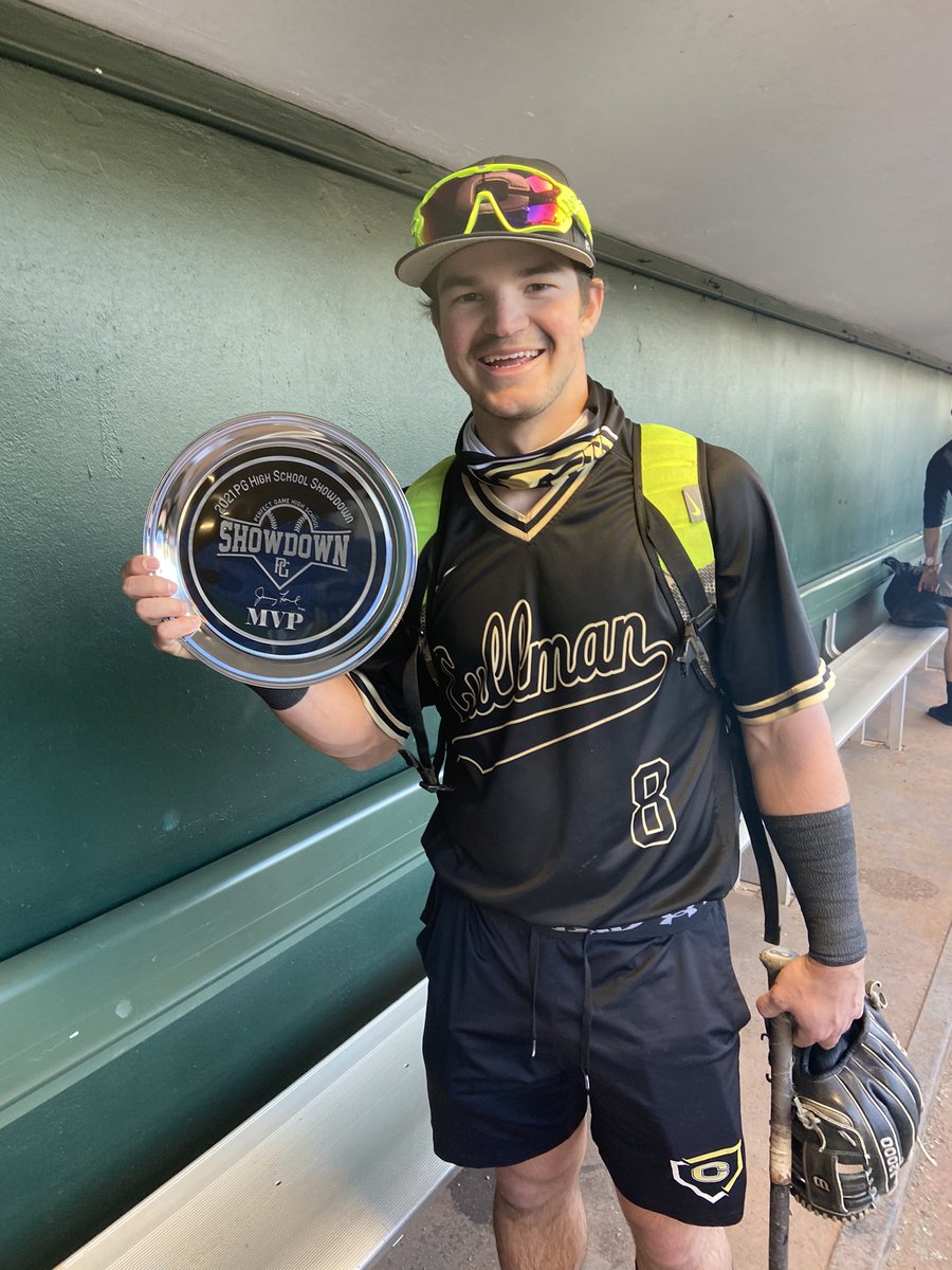 We were outmatched today. <a href="/IMGABaseball/">IMG Academy Baseball</a> is deserving of the Pool Championship. But this guy was very deserving of the tournament MVP! <a href="/cubancaballo/">Brennen Norton</a> - Brennen Norton, great job.