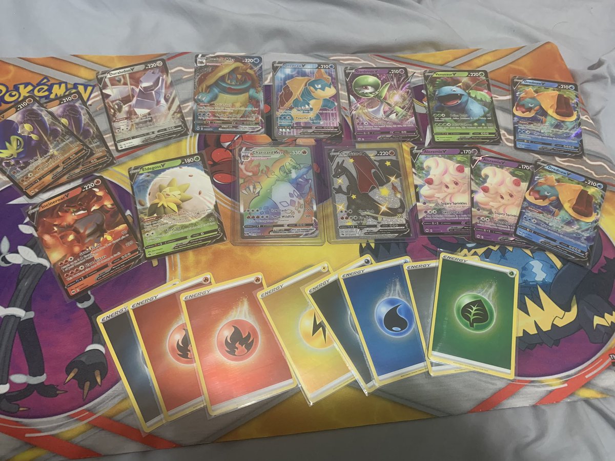 Saved up 72 packs of champions path and pulled these!!! @PokemonTCGDrops @CharmanderHelps #championspath #pokemon