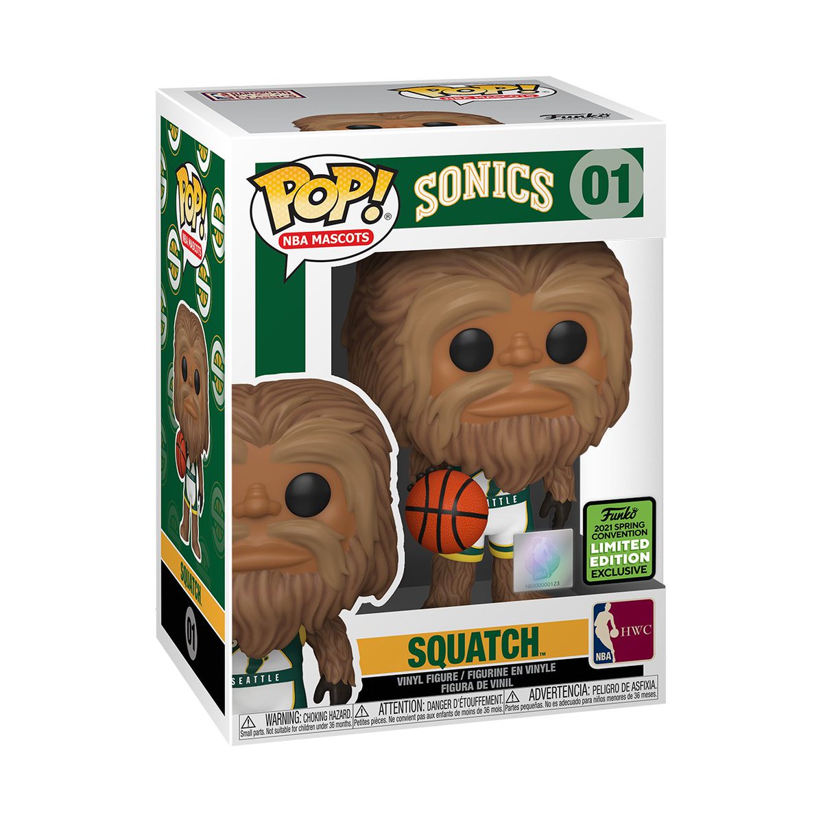 Funko's tweet photo. RT &amp; follow @OriginalFunko for the chance to WIN a Spring Convention exclusive Squatch Pop! https://t.co/7oYxL2NXPf  #FunkoVirtualCon #FunkoECCC #FunkoECCC #SeattleSupersonics #Squatch https://t.co/J4cytxfyTR