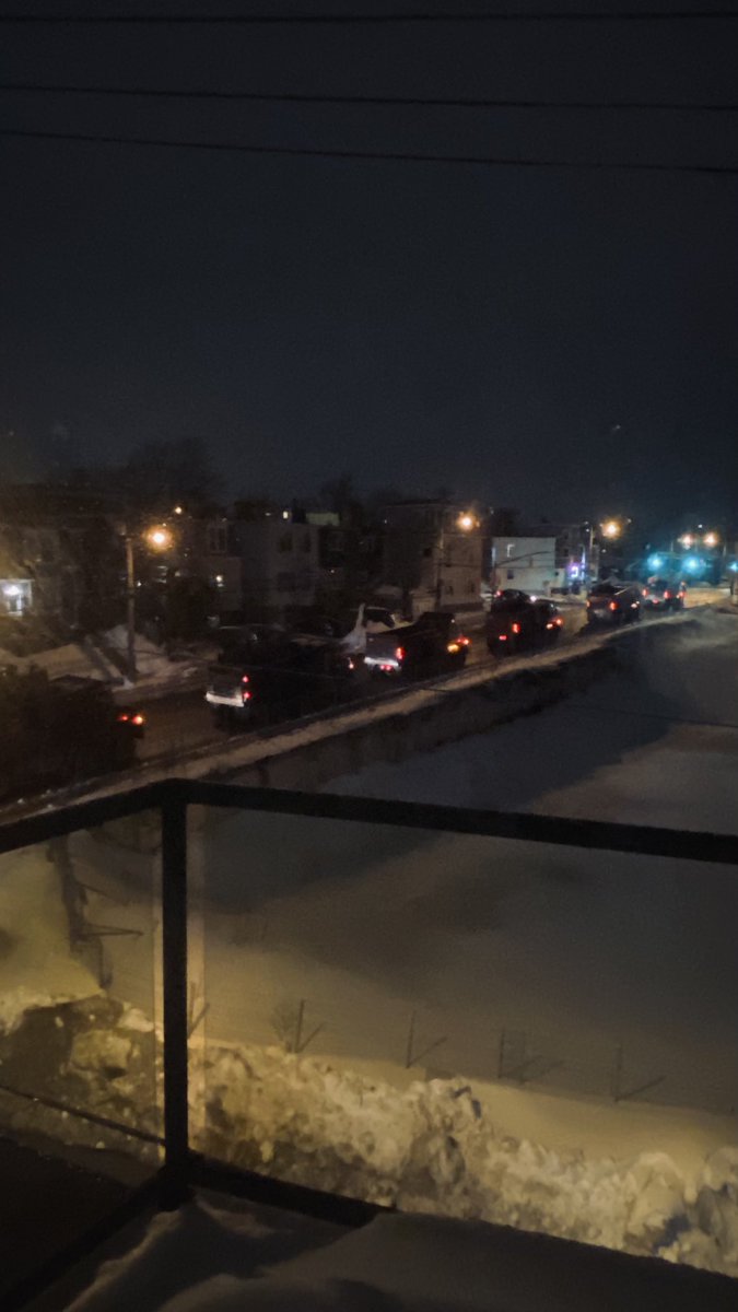 homelabservices's tweet photo. A couple of things, street cleaning has begun. Move your cars ( those are all dump trucks) I’d avoid Harvey Rd/Longs Hill for a bit. #nltraffic https://t.co/LpiAS6aRCy