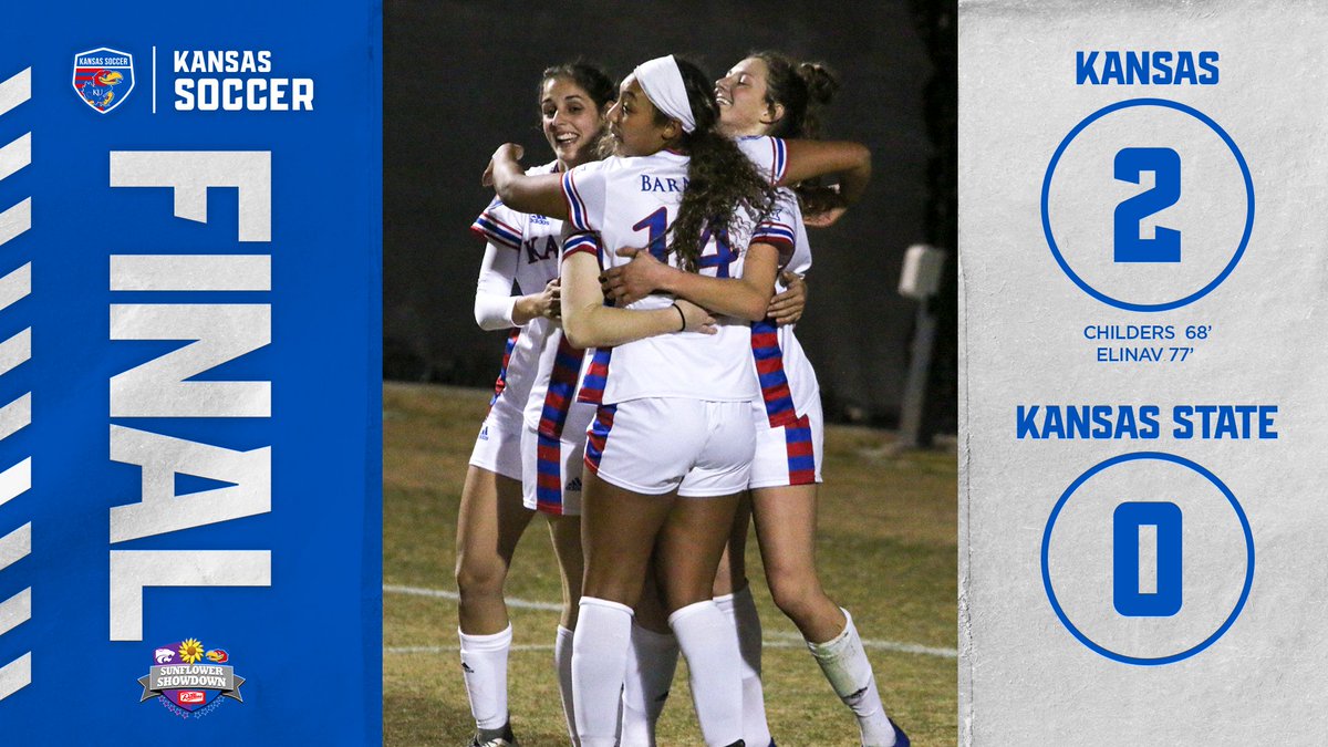 KUWSoccer's tweet photo. FINAL | Jayhawks win the spring opener on the road 🛣️

Back in action once again vs. @KStateSOC next weekend in Lawrence! 👏 https://t.co/aCl4mHbC6q